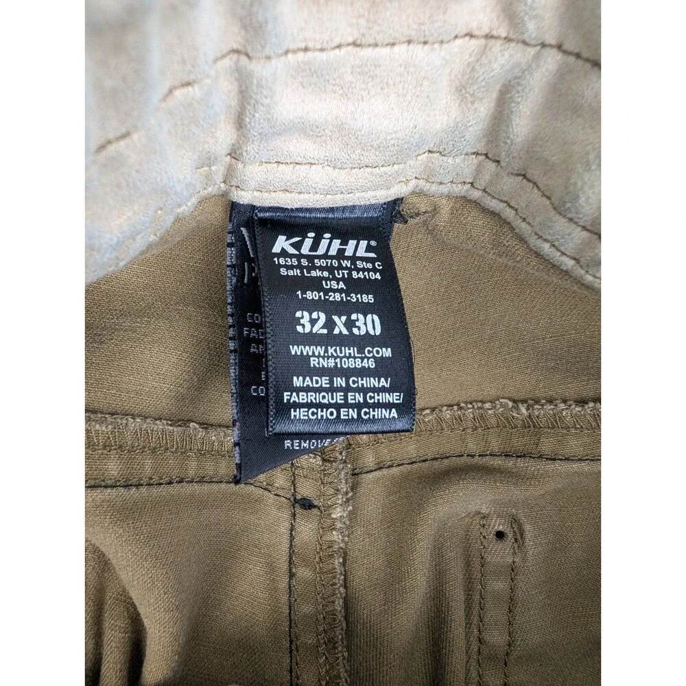 Men's 32x30 Kuhl Kanvus Klassik Jean Chino Gray Hiking Casual Pant Canvas - Picture 4 of 8
